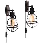 Iws002 Wall Lamps Sconces Wire Cage Industrial Light Vintage 712069263516