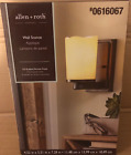 Ixp8411a Allen Roth Harpwell Bronze Wall Sconce 725916105471