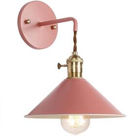 Iyoee 655036092194 Sconce Lamps Lighting Fixture With On Off Switchrose Red Blossom Macaron Wal
