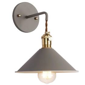 Iyoee 655036137253 Wall Sconce Lamps Lighting Fixture With On Off Switch Gray Macaron Lamp