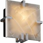J.pna-5550-banl-crom Justice Design Porcelina Wall Sconce In Polished Chrome 784689568487