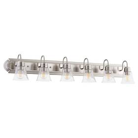 Qibf26864sn James Allan Qibf26864 Champion 6 Light 48 Inch W Bathroom Vanity - Nickel