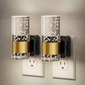 Gy19703us-2 Jandcase Night Light Lights Plug Into Wall 2 Pack Dimmable Led