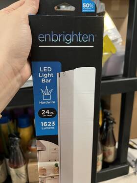 Jasco 030878389396 24 Inch Enbrighten Brightlink Hardwired/plug-in Led Under Cabinet Light Bar