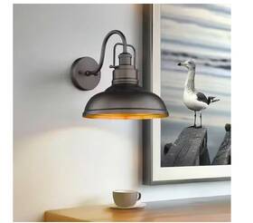 Hd016-1b Jazava Farmhouse 11 Inch Oil Rubbed Bronze Finish Gooseneck Barn Light Sconce