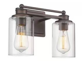 Hd5hlt63b-2worb Jazava New Farmhouse 13.6 Inch 2-light Oil-rubbed Bronze Vanity Light B149