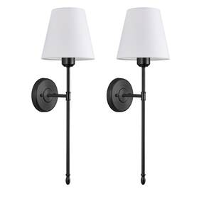 Jengush 132848005471 Battery Operated Wall Lamp Set Of 2wireless Sconceswall Light Fixtures W