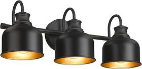 Rj001 Jetima Bathroom 3-light Vanity Fixture Farmhouse Wall Sconce Barn Lights With Matte Bla Rj001 Jetima Bathroom 3-light Vanity Fixture Farmhouse Wall Sconce Barn Lights With Matte Bla