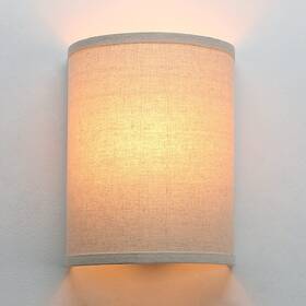 Jmus823ab1 Jimubeam Wall Sconce Lighting Linen Fabric Decor Industrial Cloth