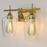 Jk220061617rfsf Jackyled Bathroom Vanity Light Fixtures Glass Shade Brass Wall Sconces