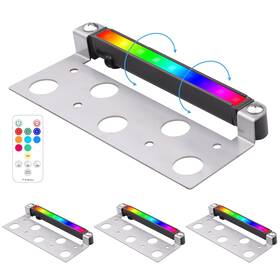 R7-4p Jomitop Dc 12v 7 Inch Led Hardscape Paver Rgbw 2w Retaining Wall Light - Color Changi