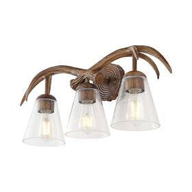 Jyl6309a Jonathan Y 196868054306 Wyatt 25.5 Inch 3-light Southwestern Bohemian Resin/seeded Glass Faux An