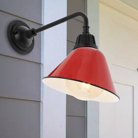 Jonathan Y 196868062080 Aurora 9.63 Inch 1-light Farmhouse Industrial Indoor/outdoor
