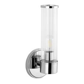 Jyl3537a Jonathan Y 840011412276 Cecil 6 Inch 1-light Tall Cylinder Iron/striped Glass Modern Mid-century