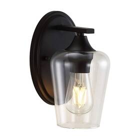 Jyl7545a Jonathan Y 840011412993 Jayne 6 Inch 1-light Iron/glass Cottage Rustic Led Vanity Light French C