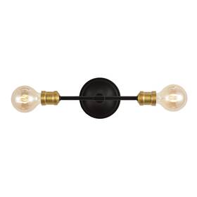 Jyl7574a Jonathan Y 840011428703 Jaxon 13.25 Inch 2-light Industrial Farmhouse Iron Led Vanity Coastal Co
