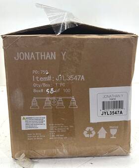 Jyl3547a Jonathan Y Manhattan 35.5 Inch 4-light Brass Gold/oil Rubbed Bronze Vanity Light