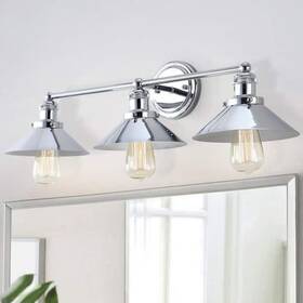 Jyl7428b Jonathan Y July 26.5 Inch 3-light Nickel Metal Vanity Light Jyl7428b Jonathan Y July 26.5 Inch 3-light Nickel Metal Vanity Light