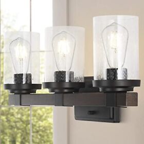 Jyl7509a Jonathan Y Bungalow 22.75inch 3-light Iron Seeded Glass Rustic Jyl7509a Jonathan Y Bungalow 22.75inch 3-light Iron Seeded Glass Rustic