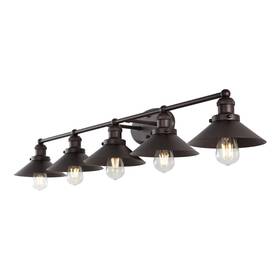 Jyl7905a Jonathan Y Lighting Jyl7905 July 5 Light 46 Inch W Led Vanity - Bronze
