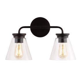Jyl9907a Jonathan Y Lighting Jyl9907 Kondo 2 Light 17 Inch W Led Bathroom - Bronze Jyl9907a Jonathan Y Lighting Jyl9907 Kondo 2 Light 17 Inch W Led Bathroom - Bronze
