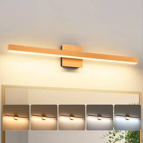 5cct Joossnwell 788609747525 Bathroom Light Fixture Over Mirror Dimmable 31 Inch Gold Black Vanity Bar