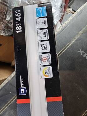 275eum Juno 18 Inch White Led Under Cabinet Surface Mount