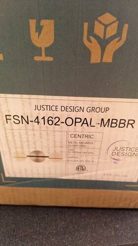 Fsn-4162-opal-mbbr Justice Design Group Fsn-4162-opal Centric 2 Light 14 Inch W Vanity/wall Brass/black