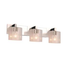 Fsn-8923-30-seed-led3-2100 Justice Design Group 784689061148 Fusion 3 Light - Chrome