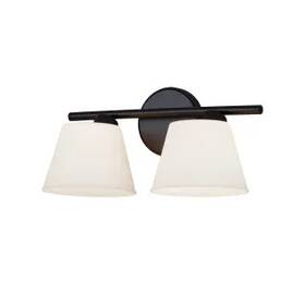 Fsn-8072-opal-mblk Justice Design Group - Bathroom Fixtures Indoor Lighting