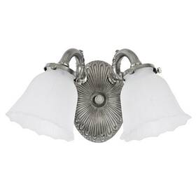 832-17 Jvi Designs Traditional Brass Bathroom Vanity Light Pewter