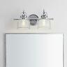 Jyl7408c Jonathan Virginia Metal Glass Led Vanity Light Chrome By