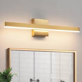 8036wl-24gd-us Kaisite 24 Inch 1-light Brushed Gold Led Vanity Light 18watt Linear Fixture