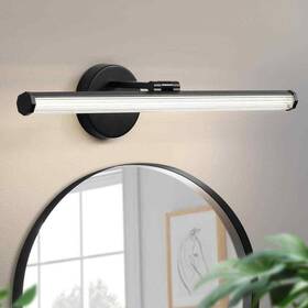 8037ml-18bk-us Kaisite 22 Inch 1-light Matter Black Led Vanity Light Bar 18-watt Rotatable