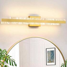 8075wl-32gd-us Kaisite 32 Inch 1-light Gold Led Vanity Light Bar Dimmable Bathroom