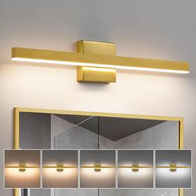 8081wl-24gd-us Kaisite 24 Inch 1-light Gold Led Vanity Light Bar Dimmable Bathroom