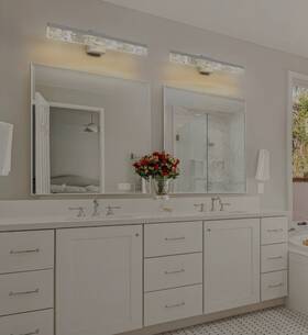 8203wl-24sn-us Kaisite Led Vanity Light Bar 24 Inch 1-light Modern Brushed Nickel Wall Sconce Dimmable