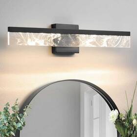 8205wl-24bk-us Kaisite 24 Inch 1-light Bathroom Modern Light Fixture Black Led Vanity Bar
