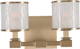 313532brb Kalco Destin 2 Light Bath Fixture-brushed Bronze Finish