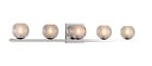 315035ch Kalco 315035 Corona 5 Light 33inch.w Led Bathroom Vanity Chrome