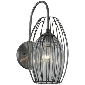 404821cm Kalco Lighting Emilia Wall Sconce Chemical Stainless Steel