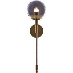 519121wb Kalco Lighting Boba Wall Sconce Light In Winter Brass