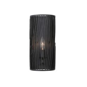 507520bi Kalco Lighting Morre 1 Light Sconce Black Iron