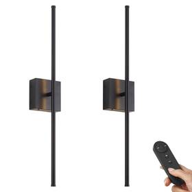 Zm210bbl60 Kartoosh Battery Operated Wall Sconces With Remote Control Dimmable Set