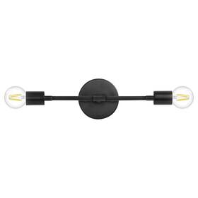 W1021-bk Kco Lighting Mid Century Industrial Wall Sconce 2-light Black Vanity Light