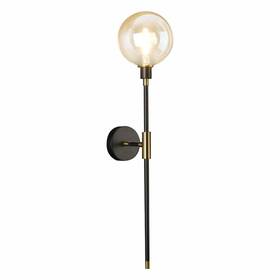 W1057-amber Kco Modo Lighting 1-light Sconces Wall Light Gold Black Modern Mounted Sconc
