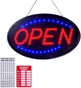 Dekn021 Kebe Led Open Signs For Business Ultra Bright High Visibility Advertisement