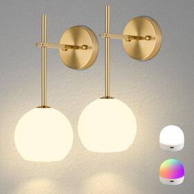 K-s71a-gd2 Keep Shinning Gold Battery Operated Wall Sconces Set Of 2 Rechargeable 2-lights K-s71a-gd2 Keep Shinning Gold Battery Operated Wall Sconces Set Of 2 Rechargeable 2-lights