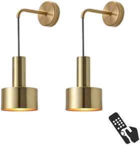 Kefa 481119598954 Battery Operated Wall Lights Indoor With Remote 2 Pieces Of Bedroom