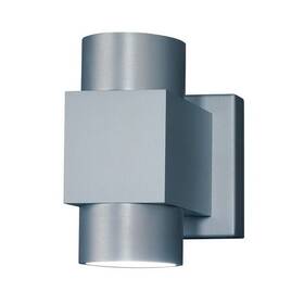 Kendal Lighting Hws208-sv Modern Contemporary 2 Halogen Light Wall Sconce Silver